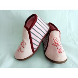 Chaussons Rose Souris